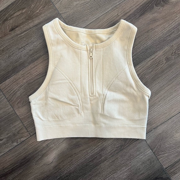 Aerie Set OFFLINE High Waisted Seamless Legging & Zip Front Sports Bra, Medium - Picture 2 of 7